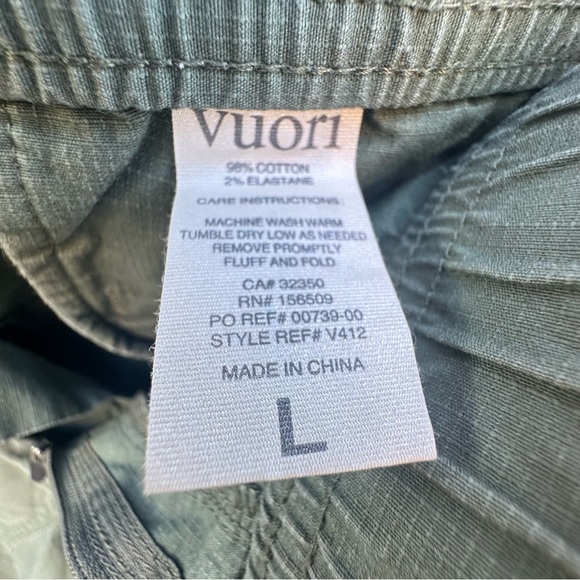 Vuori Men's Ripstop Cargo Joggers Drawstring Waist Casual Straight Leg Sz M - Picture 3 of 16